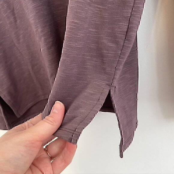 PINK VS VICTORIA'S SECRET Purple 1/4 Zip Lightweight Pullover Hoodie Sweatshirt - Picture 8 of 12